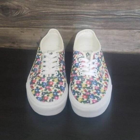 New Vans Authentic Floral Womens Shoes Size 8 Bloomcore Festival Boho Streetwear - Picture 4 of 9